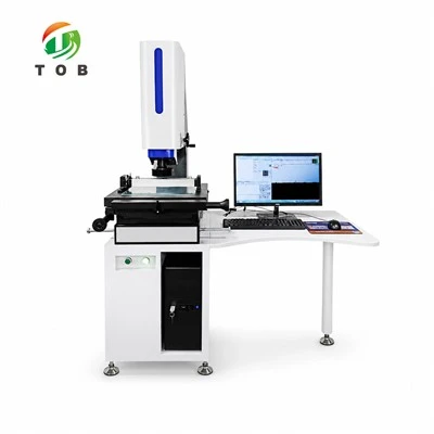 Microscop contor de bavuri cu electrozi baterie